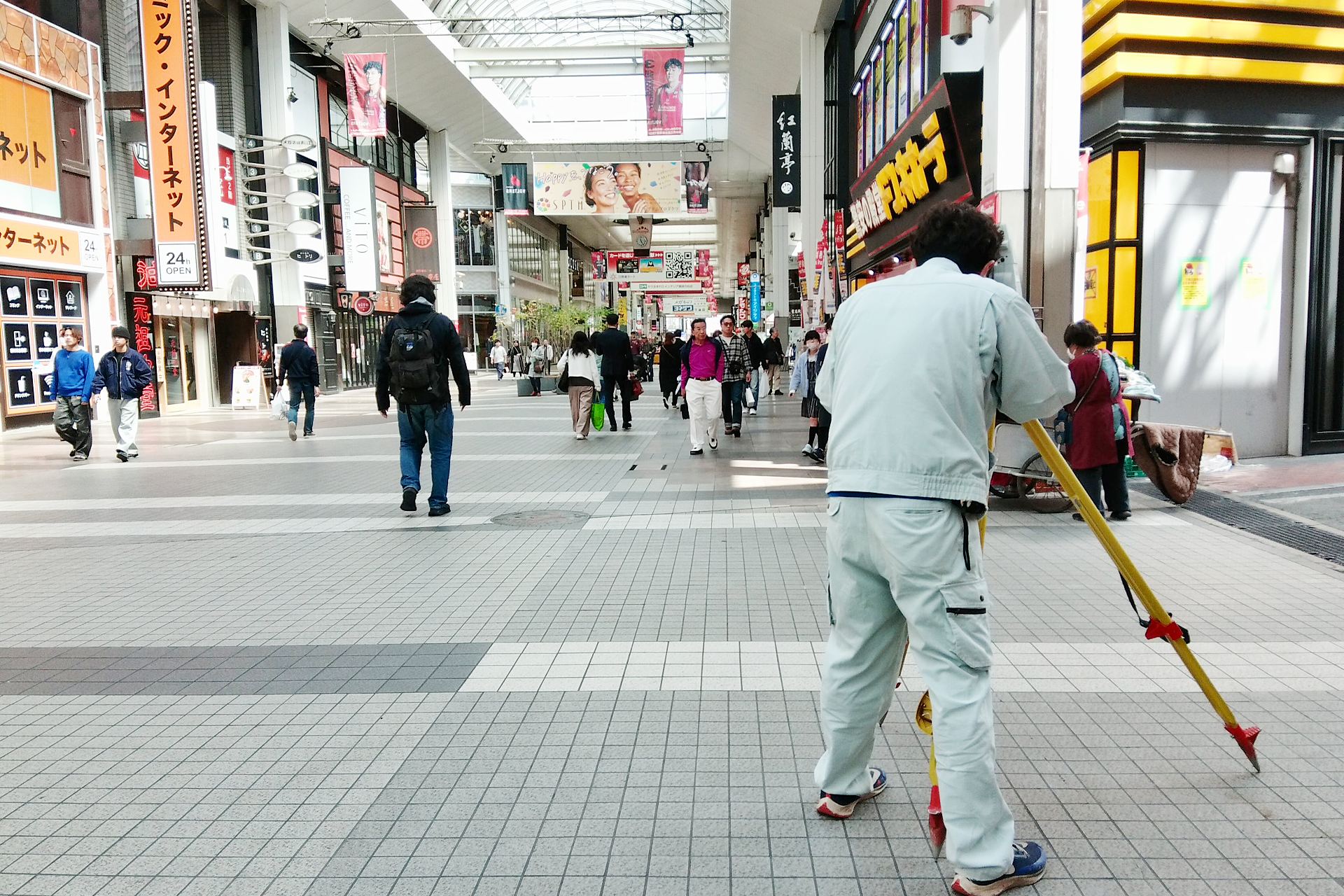 熊本市アーケード街